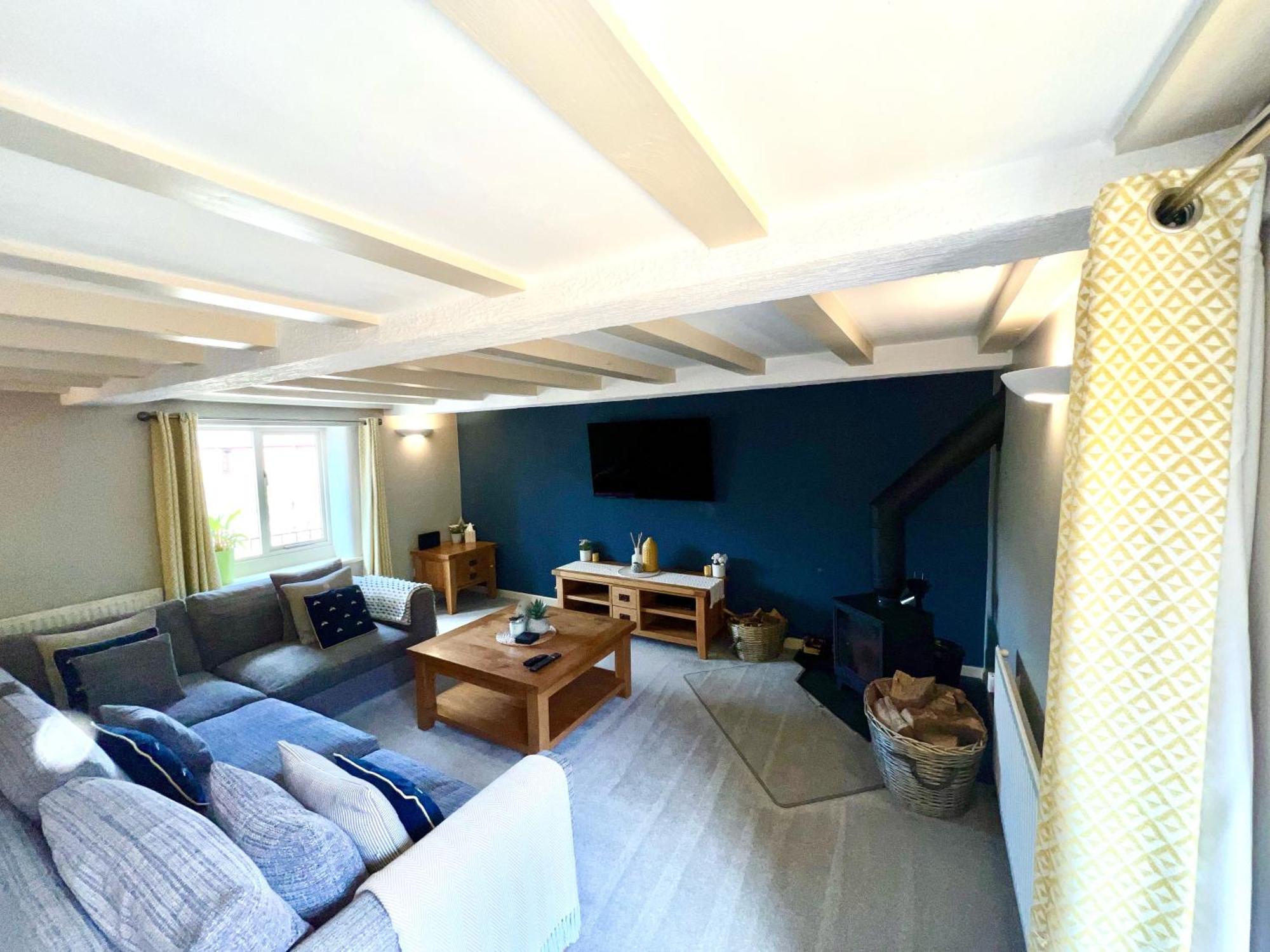 Countryside Converted Barn With Hot Tub نيوتن أبوت المظهر الخارجي الصورة